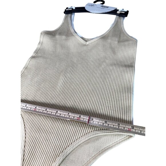 Aura 2 Pack Seamless Ribbed Bodysuits XS/S Nylon Spandex - Picture 11 of 12